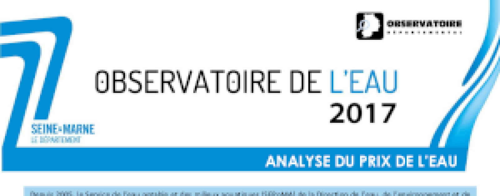Rapport 2017 - Analyse du prix de l'eau | Eau en Seine-et-Marne