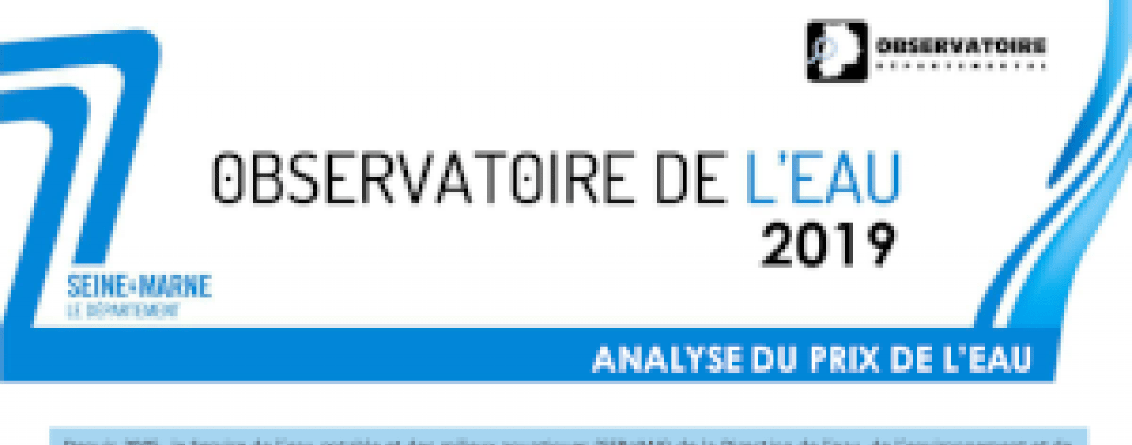 Rapport 2019 - Analyse du prix de l'eau | Eau en Seine-et-Marne
