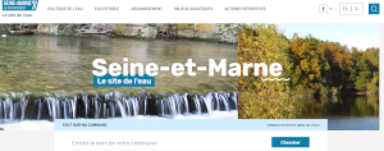 Lancement du nouveau site de l'eau | Eau en Seine-et-Marne
