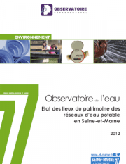 Couverture Rapport 2012 Etat des lieux patrimoine réseaux d'eau potable