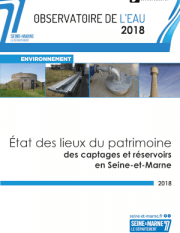 Couverture rapport 2018 - Etat des lieux patrimoine captages et réservoirs