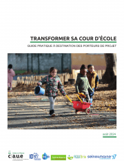 Couverture du guide "Transformer sa cour d'école"