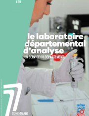 Couverture plaquette - Laboratoire départemental d'analyse