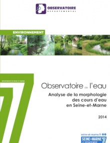 Couverture Rapport 2014 - Analyse de la morphologie des cours d'eau