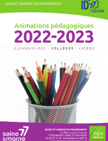 Aperçu du guide des animations pédagogiques 2022-2023 par Seine-et-Marne Environnement