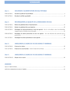 Couverture PDE - Annexes du bilan 2012