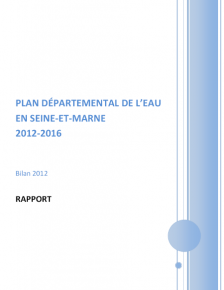 Couverture PDE - Bilan 2012