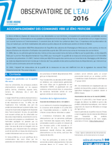 Couverture Accompagnement communes zéro pesticide 2016