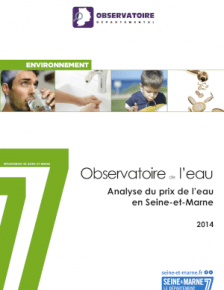 Couverture analyse du prix de l'eau 2014