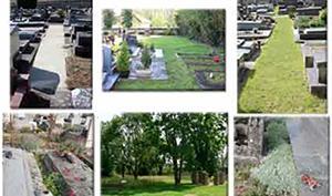 Montage photos cimetière végétalisé à Moret-sur-Loing