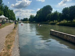 Animation kayak Canal Ourcq