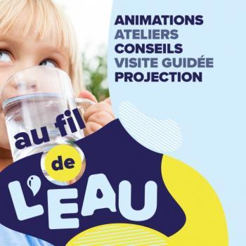 Bannière de l'évenement "au fil de l'eau" à Machault le 30 septembre 2023