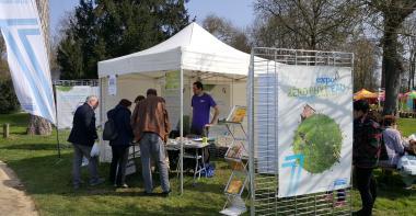 Exposition ZERO PHYT’Eau présentée sur le Stand du Département de Seine-et-Marne à la manifestation « Printemps des jardiniers 2017 »