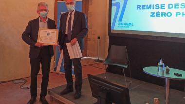Remise des Trophée zéro phyt'eau 30 septembre 2020 - Blandy