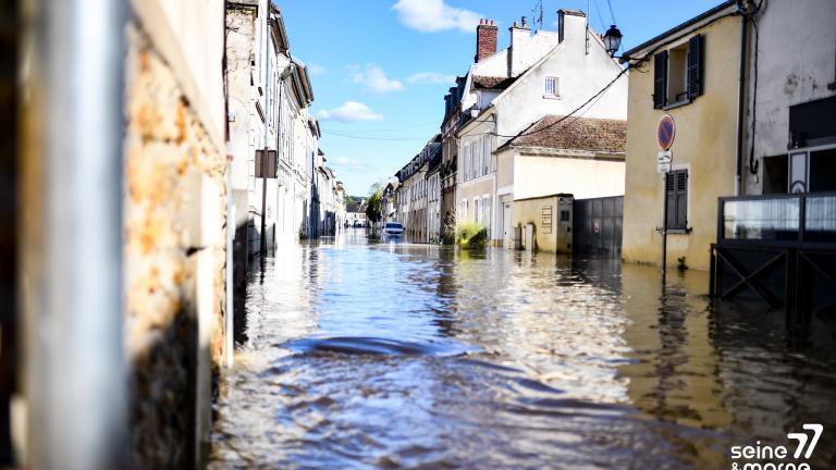 Rue inondée