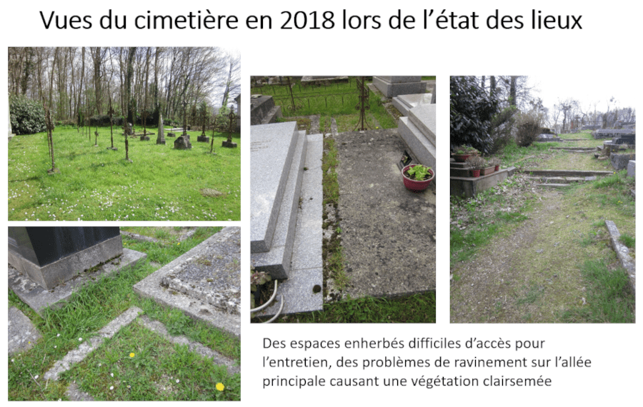 Etat des lieux du cimetière de Montgé-en-Goële en 2018